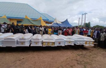 Benue In Mourning As 15 Attack Victim Receive Mass Burial, Farmers Flee Over Bandits’ Levies