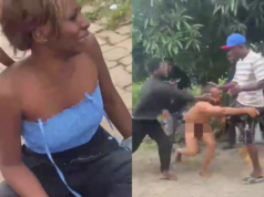 UNIZIK Students Strip, Beat Alleged Lecturer Accused of Molesting Female Student in Viral Video