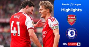 Arsenal Edge Out Chelsea 2-1 In A Closely Clash, As Havertz And Odegaard Shine For Gunners