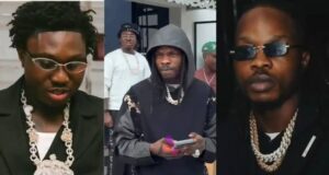 Zlatan and Naira Marley’s Awkward Airport Encounter Sparks Reactions Online
